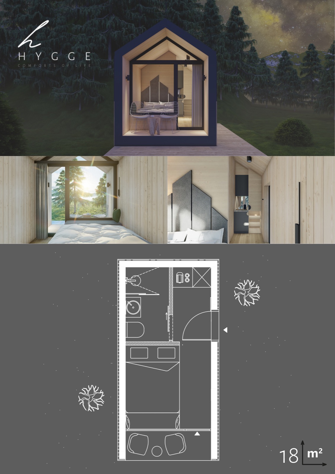 Compact home interior